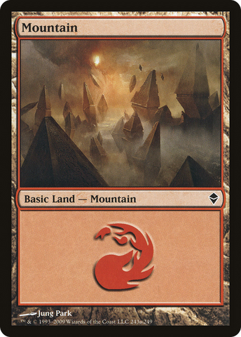 Mountain (243a) [Zendikar] - The Mythic Store | 24h Order Processing