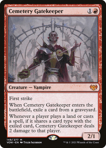 Cemetery Gatekeeper [Innistrad: Crimson Vow] - The Mythic Store | 24h Order Processing