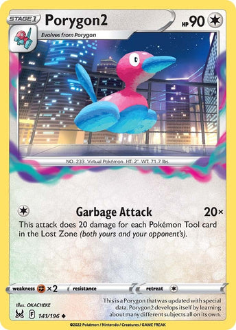 Porygon2 (141/196) [Sword & Shield: Lost Origin] - The Mythic Store | 24h Order Processing