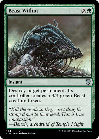 Beast Within [Phyrexia: All Will Be One Commander] - The Mythic Store | 24h Order Processing