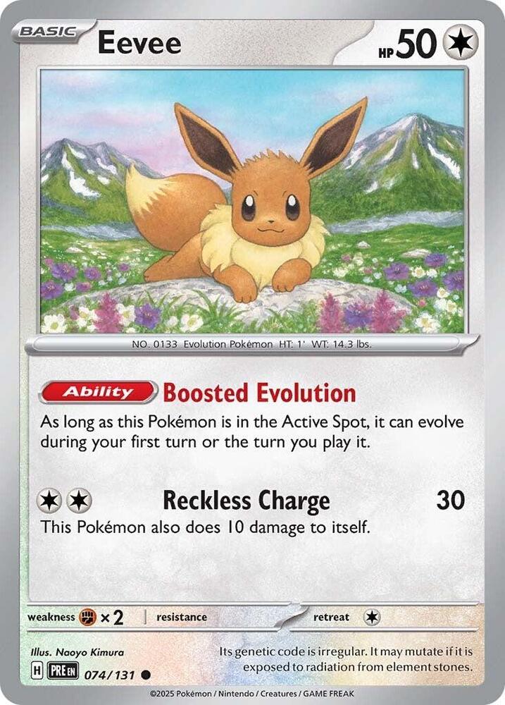 Eevee (074/131) [Scarlet & Violet: Prismatic Evolutions] - The Mythic Store | 24h Order Processing