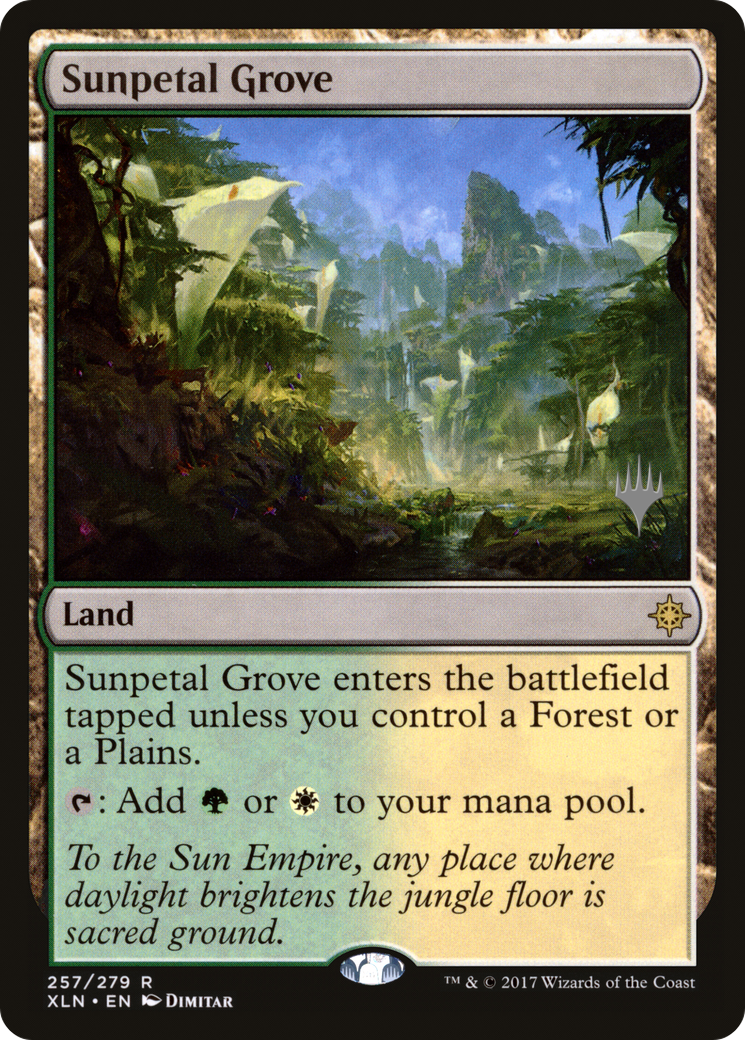 Sunpetal Grove (Promo Pack) [Ixalan Promos] - The Mythic Store | 24h Order Processing