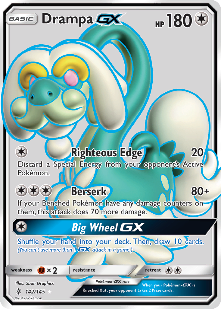Drampa GX (142/145) [Sun & Moon: Guardians Rising] - The Mythic Store | 24h Order Processing
