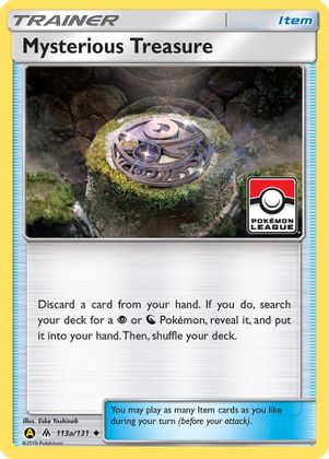 Mysterious Treasure (113a/131) (League Promo) [Sun & Moon: Forbidden Light] - The Mythic Store | 24h Order Processing
