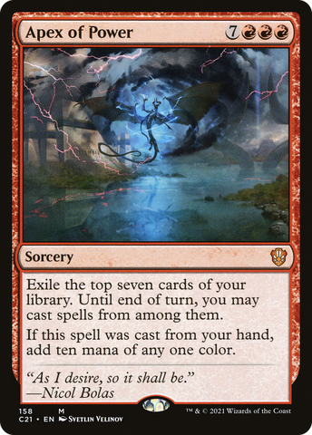 Apex of Power [Commander 2021] - The Mythic Store | 24h Order Processing