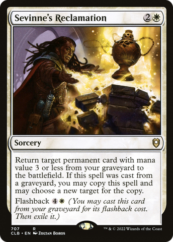 Sevinne's Reclamation [Commander Legends: Battle for Baldur's Gate] - The Mythic Store | 24h Order Processing