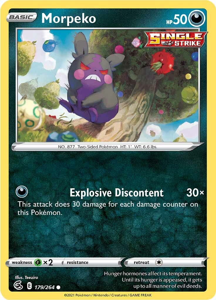 Morpeko (179/264) [Sword & Shield: Fusion Strike] - The Mythic Store | 24h Order Processing