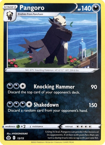 Pangoro (13/15) [McDonald's Promos: Match Battle] - The Mythic Store | 24h Order Processing