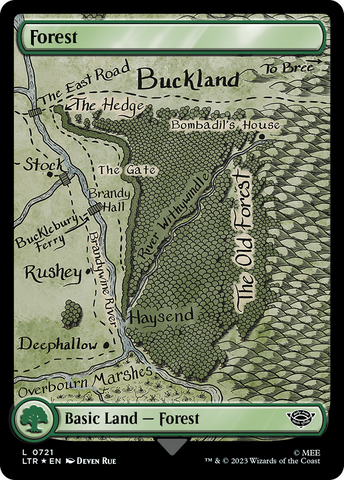 Forest (0721) (Surge Foil) [The Lord of the Rings: Tales of Middle-Earth] - The Mythic Store | 24h Order Processing