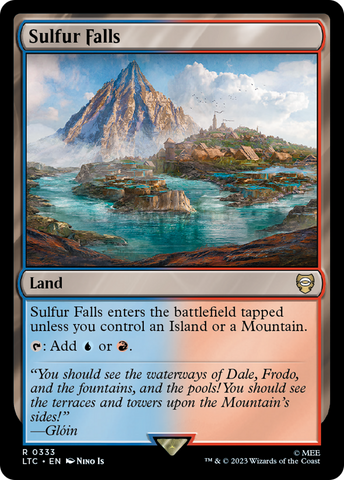 Sulfur Falls [The Lord of the Rings: Tales of Middle-Earth Commander] - The Mythic Store | 24h Order Processing