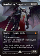 Bloodthirsty Conqueror (Borderless) (Mana Foil) [Foundations] - The Mythic Store | 24h Order Processing