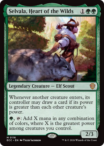 Selvala, Heart of the Wilds [Lorwyn Eclipsed Commander] - The Mythic Store | 24h Order Processing