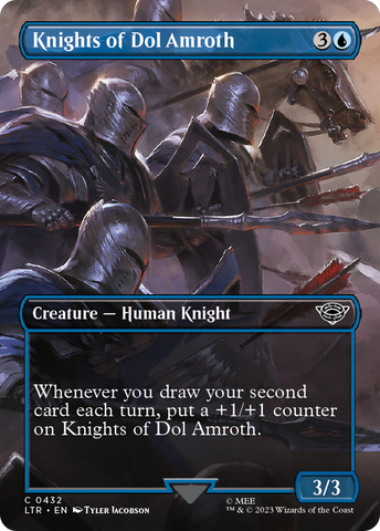 Knights of Dol Amroth (Borderless Alternate Art) [The Lord of the Rings: Tales of Middle-Earth] - The Mythic Store | 24h Order Processing