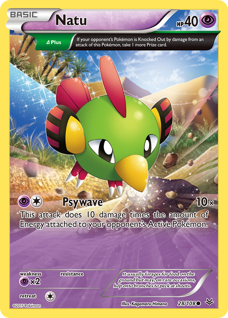 Natu (28/108) [XY: Roaring Skies] - The Mythic Store | 24h Order Processing