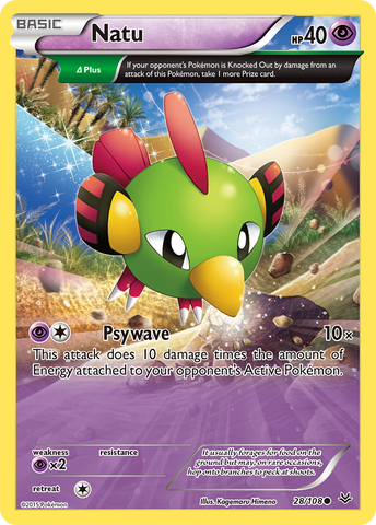 Natu (28/108) [XY: Roaring Skies] - The Mythic Store | 24h Order Processing