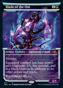 Blade of the Oni (Showcase Soft Glow) [Kamigawa: Neon Dynasty] - The Mythic Store | 24h Order Processing
