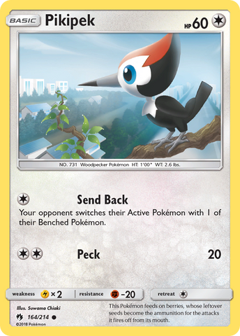 Pikipek (164/214) [Sun & Moon: Lost Thunder] - The Mythic Store | 24h Order Processing