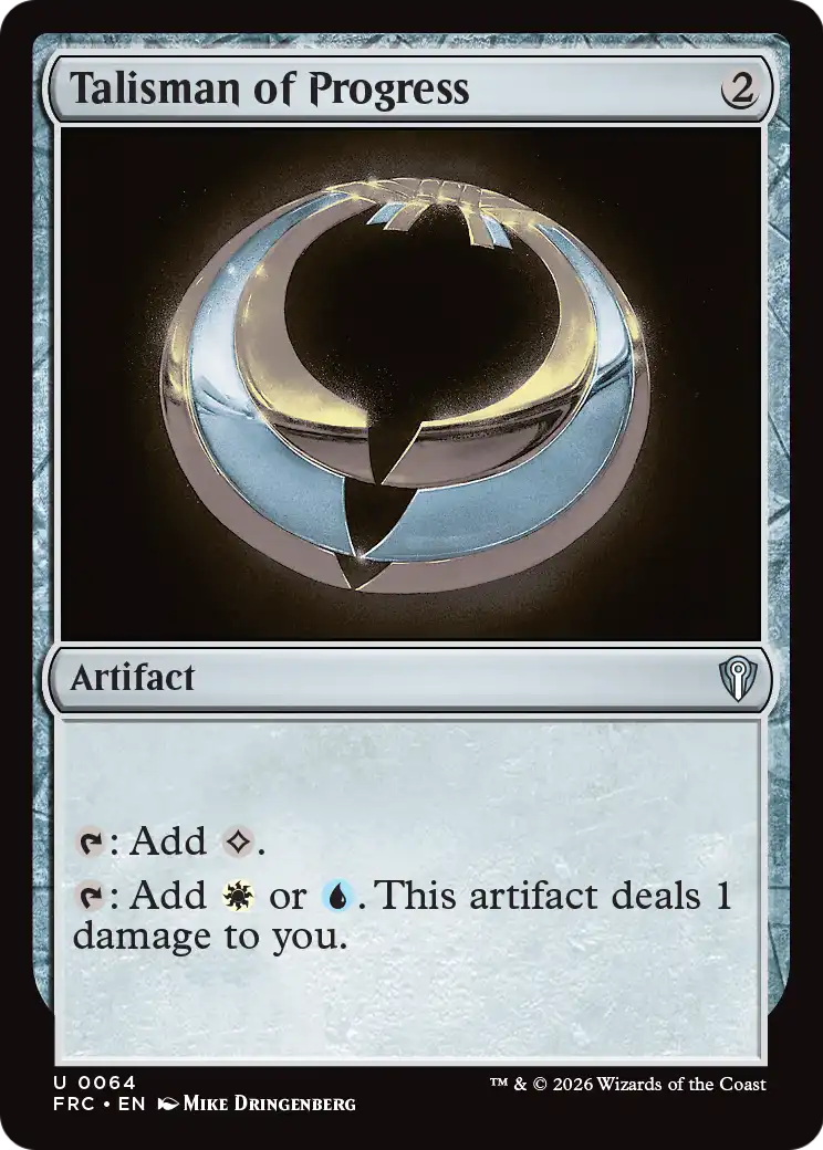 Talisman of Progress [Reality Fracture Commander] - The Mythic Store | 24h Order Processing
