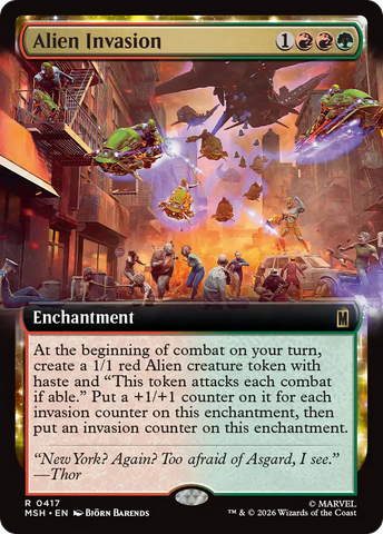 Alien Invasion (Extended Art) [Marvel Super Heroes] - The Mythic Store | 24h Order Processing