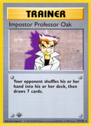 Impostor Professor Oak (73/102) (Shadowless) [Base Set 1st Edition] - The Mythic Store | 24h Order Processing