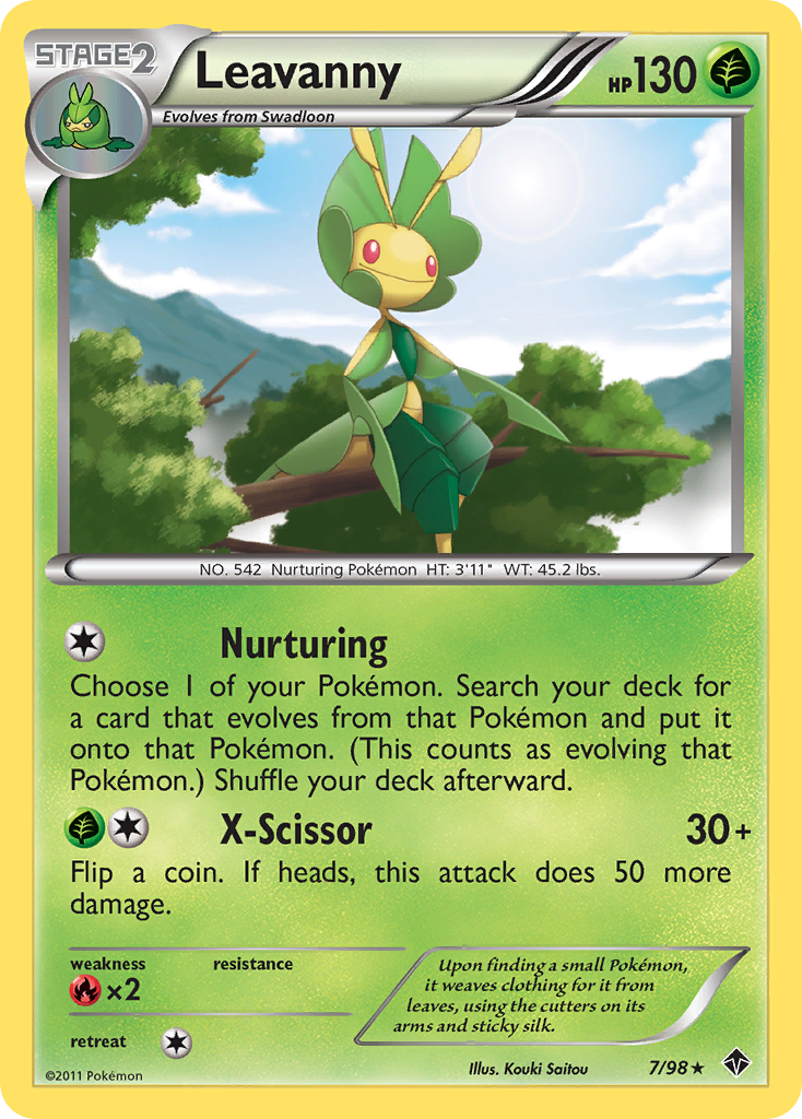 Leavanny (7/98) [Black & White: Emerging Powers] - The Mythic Store | 24h Order Processing