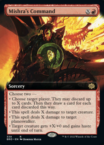 Mishra's Command (Extended Art) [The Brothers' War] - The Mythic Store | 24h Order Processing