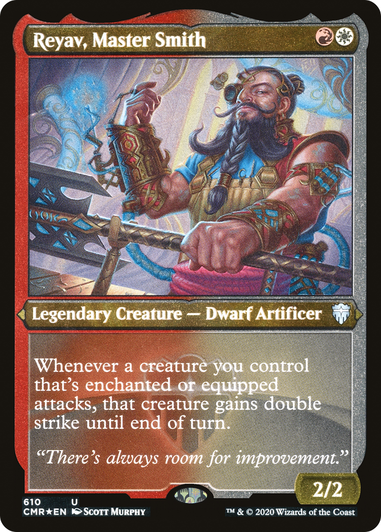 Reyav, Master Smith (Etched) [Commander Legends] - The Mythic Store | 24h Order Processing