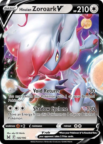 Hisuian Zoroark V (146/196) [Sword & Shield: Lost Origin] - The Mythic Store | 24h Order Processing