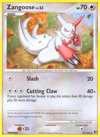 Zangoose (59/106) [Diamond & Pearl: Great Encounters] - The Mythic Store | 24h Order Processing