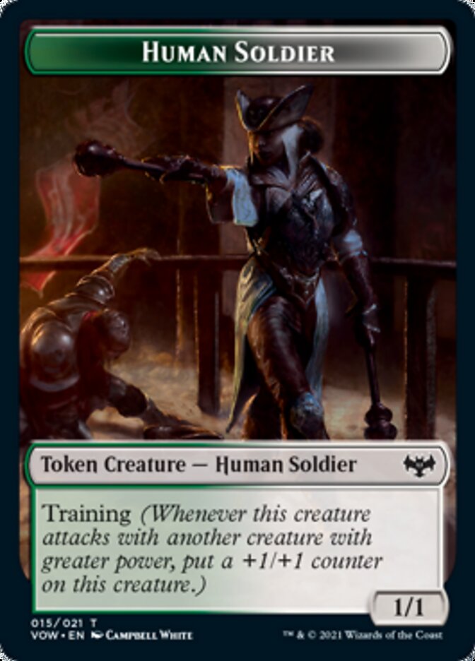 Insect // Human Soldier Double-Sided Token [Innistrad: Crimson Vow Tokens] - The Mythic Store | 24h Order Processing