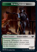 Blood // Human Soldier Double-Sided Token [Innistrad: Crimson Vow Tokens] - The Mythic Store | 24h Order Processing