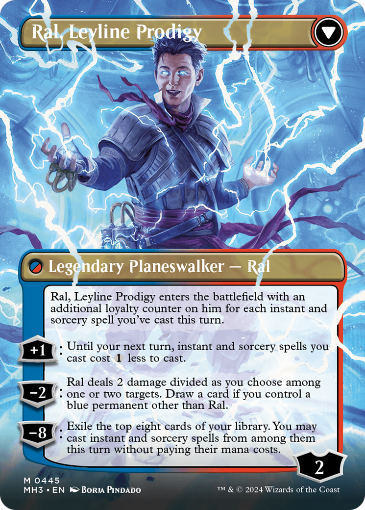 Ral, Monsoon Mage // Ral, Leyline Prodigy (Borderless) [Modern Horizons 3] - The Mythic Store | 24h Order Processing