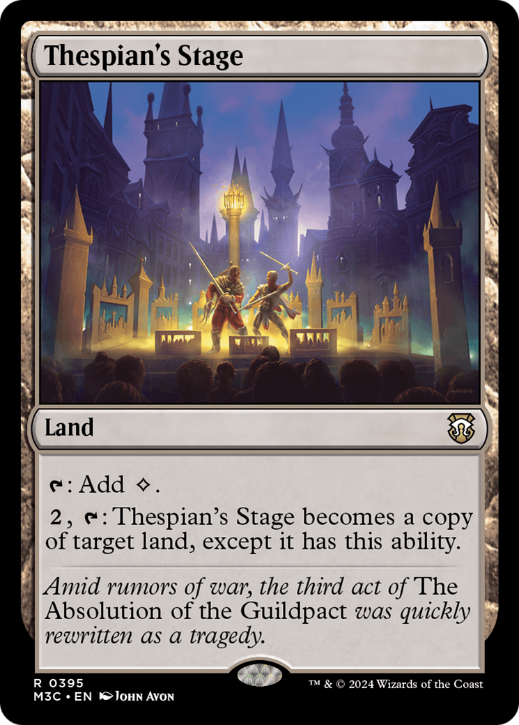 Thespian's Stage (Ripple Foil) [Modern Horizons 3 Commander] - The Mythic Store | 24h Order Processing