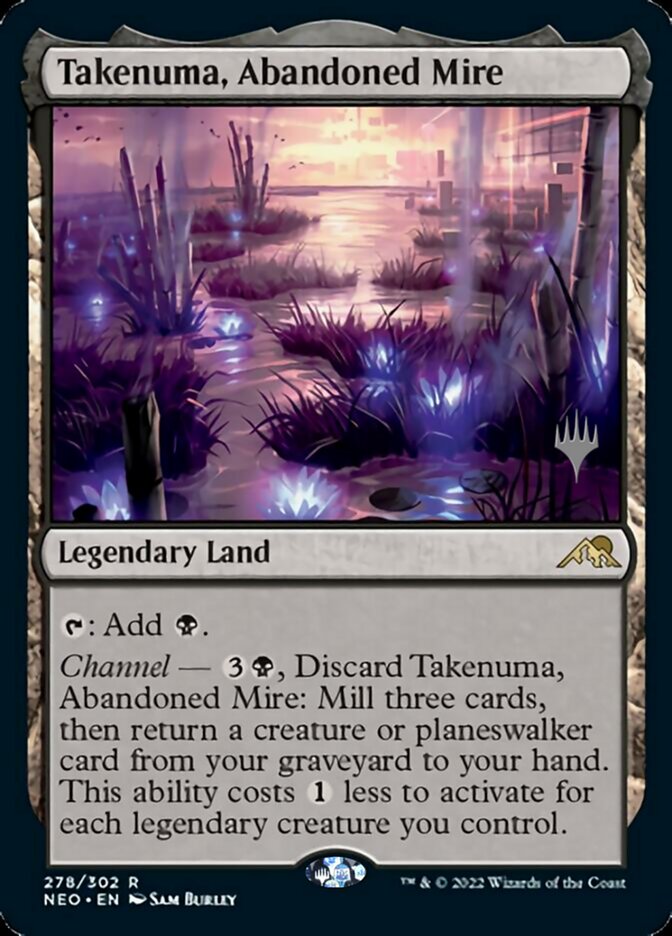 Takenuma, Abandoned Mire (Promo Pack) [Kamigawa: Neon Dynasty Promos] - The Mythic Store | 24h Order Processing