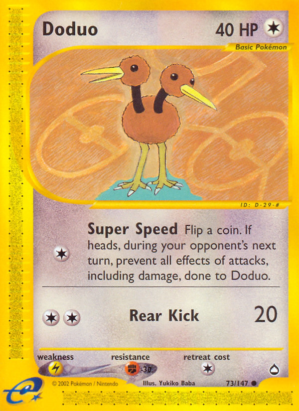 Doduo (73/147) [Aquapolis] - The Mythic Store | 24h Order Processing