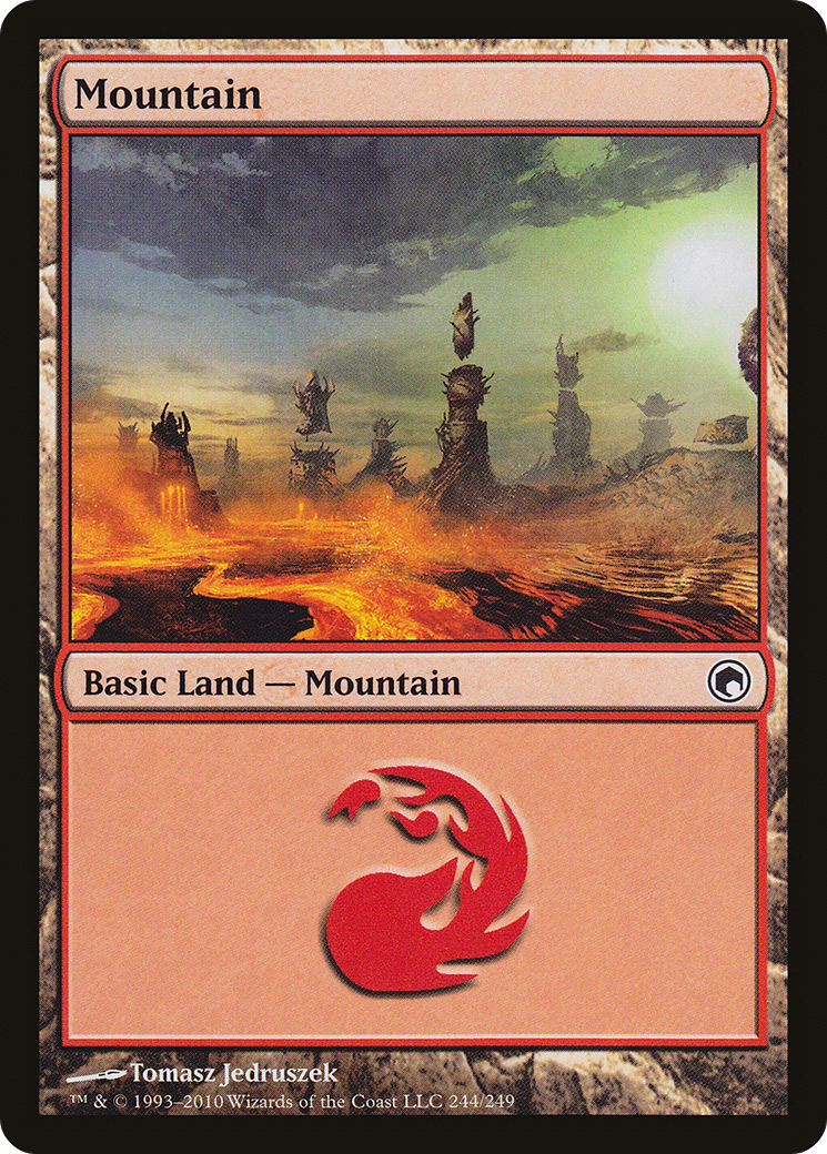 Mountain (244) [Scars of Mirrodin] - The Mythic Store | 24h Order Processing