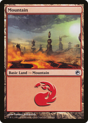 Mountain (244) [Scars of Mirrodin] - The Mythic Store | 24h Order Processing