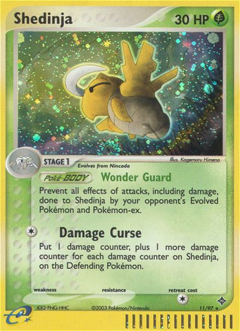 Shedinja (11/97) [EX: Dragon] - The Mythic Store | 24h Order Processing