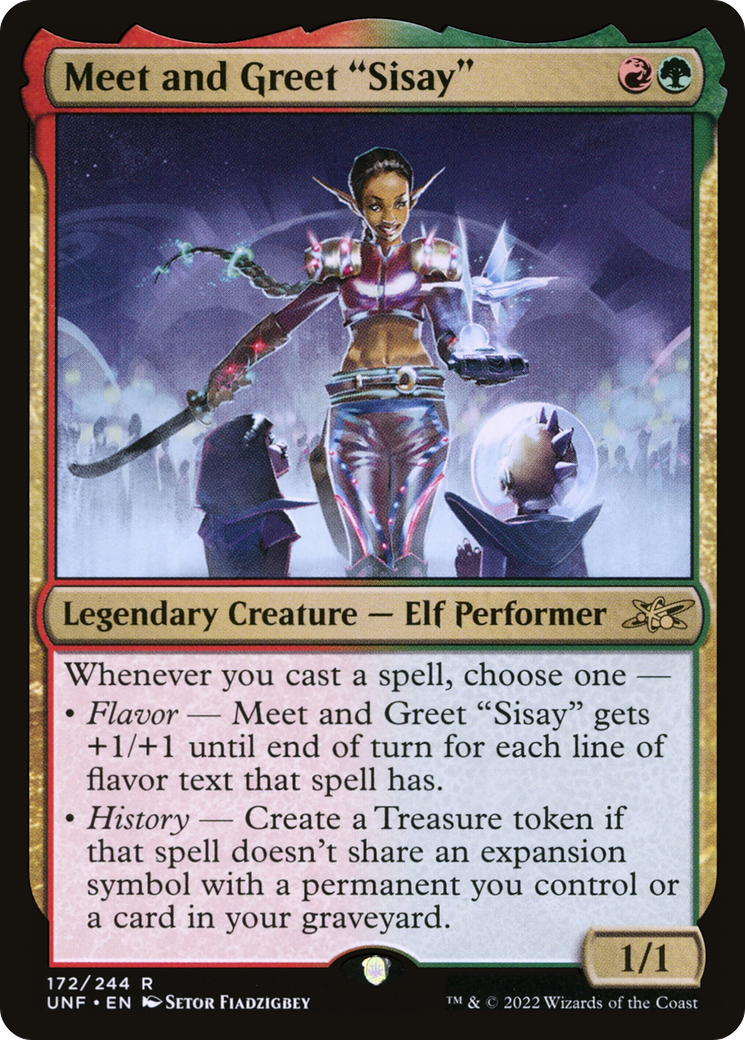 Meet and Greet "Sisay" [Unfinity] - The Mythic Store | 24h Order Processing