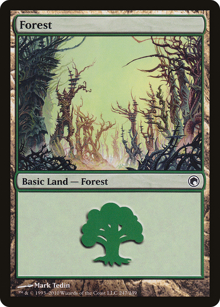 Forest (247) [Scars of Mirrodin] - The Mythic Store | 24h Order Processing