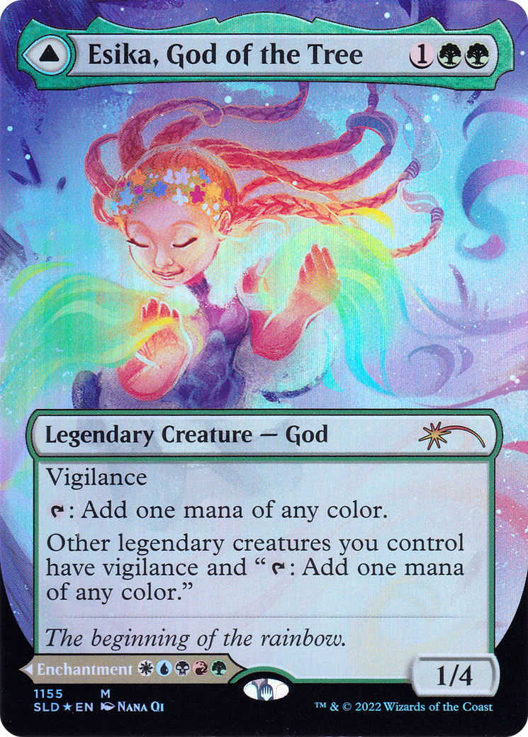 Esika, God of the Tree // The Prismatic Bridge (Borderless) [Secret Lair: From Cute to Brute] - The Mythic Store | 24h Order Processing
