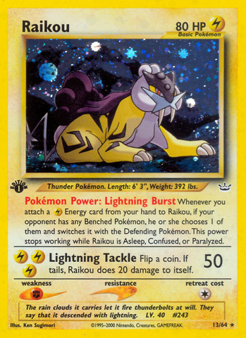Raikou (13/64) [Neo Revelation 1st Edition] - The Mythic Store | 24h Order Processing