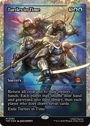 Turtles in Time (Showcase) (Fracture Foil) [Teenage Mutant Ninja Turtles] - The Mythic Store | 24h Order Processing