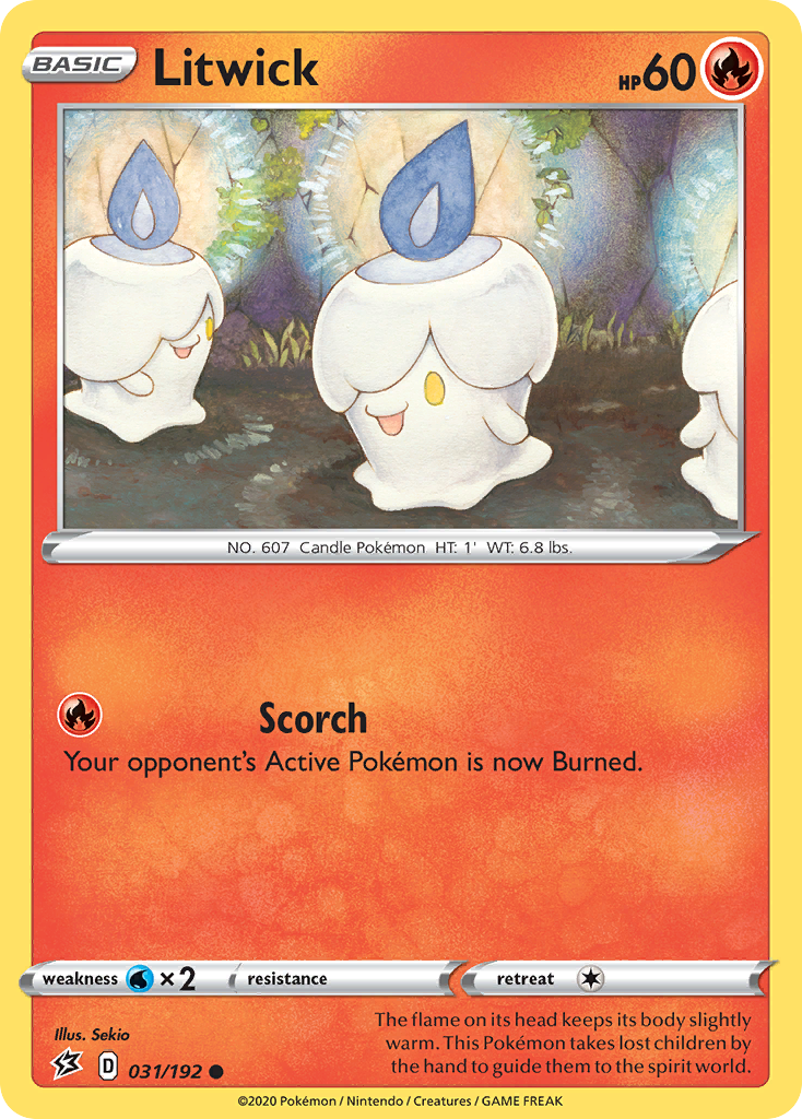 Litwick (031/192) [Sword & Shield: Rebel Clash] - The Mythic Store | 24h Order Processing