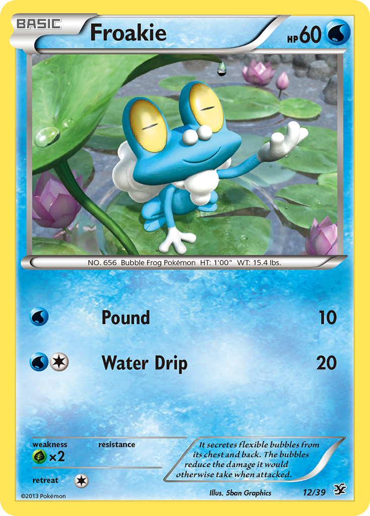 Froakie (12/39) [XY: Kalos Starter Set] - The Mythic Store | 24h Order Processing
