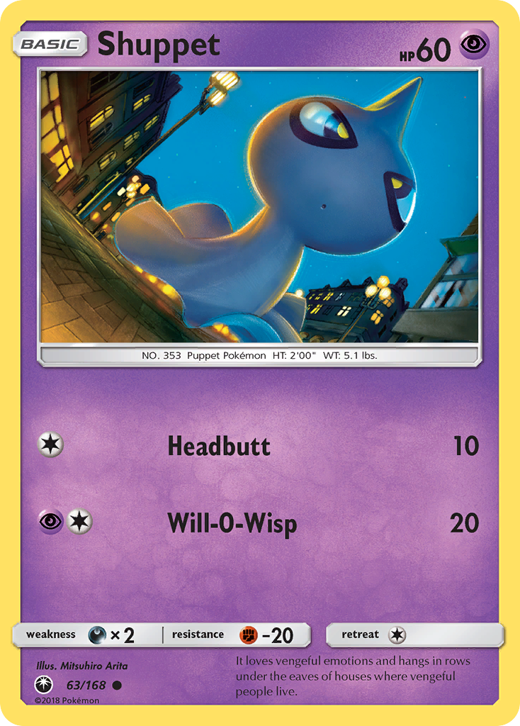 Shuppet (63/168) [Sun & Moon: Celestial Storm] - The Mythic Store | 24h Order Processing