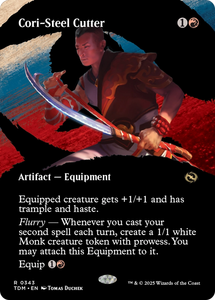 Cori-Steel Cutter (Borderless) [Tarkir: Dragonstorm] - The Mythic Store | 24h Order Processing