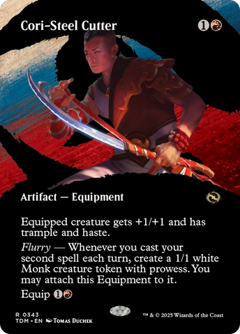 Cori-Steel Cutter (Borderless) [Tarkir: Dragonstorm] - The Mythic Store | 24h Order Processing