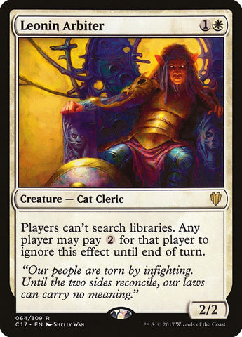 Leonin Arbiter [Commander 2017] - The Mythic Store | 24h Order Processing