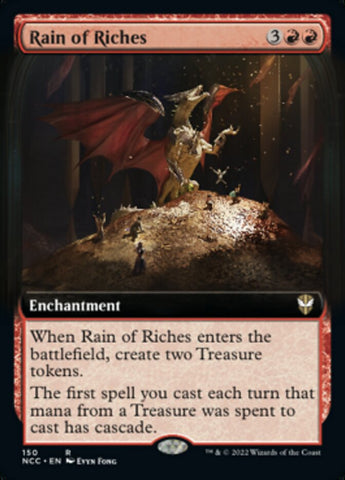 Rain of Riches (Extended Art) [Streets of New Capenna Commander] - The Mythic Store | 24h Order Processing